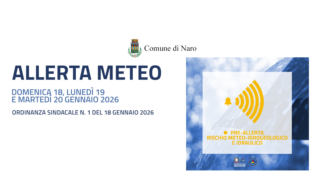 ANTEPRIMA NARO 2026 Allerta Meteo